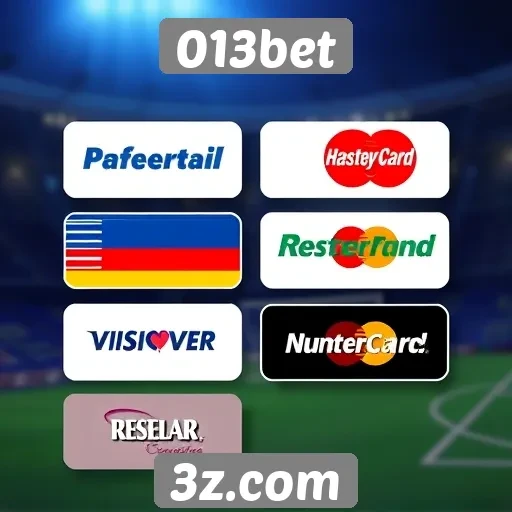 Métodos de pagamento variados no 013bet